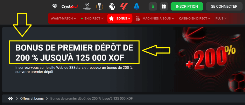 Bonus paris sportifs
